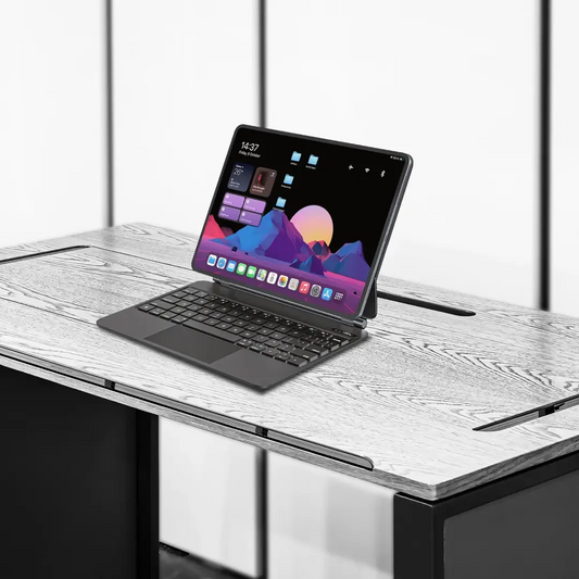 جراب ذكي Powerology Smartcase Pro+ بلوحة مفاتيح لاسلكية لجهاز iPad Pro 11 (M4)