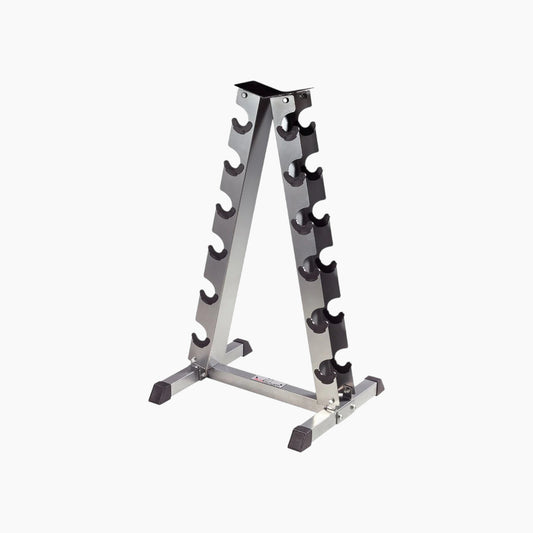 Pyramid-shaped Dumbbell Stand, 6 Pairs