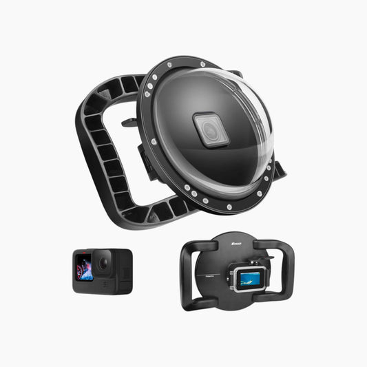 عدسة SHOOT Dome Port لكاميرا GoPro Hero 11/10/9 باللون الأسود