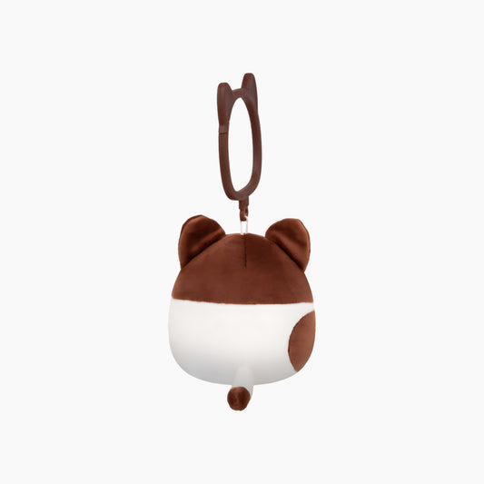 JAZWARES Squishmallows- Clip-On Little Plush 3.5" Glaudini the Tuxedo Cat