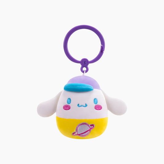 JAZWARES Squishmallows Hello Kitty and Friends Kawaii Tokyo- Clip-On Little Plush 3.5" Cinnamoroll