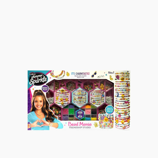 Cra-Z-Art Shimmer 'N Sparkle Bead Mania Friendship Studio Jewelry Making Kit