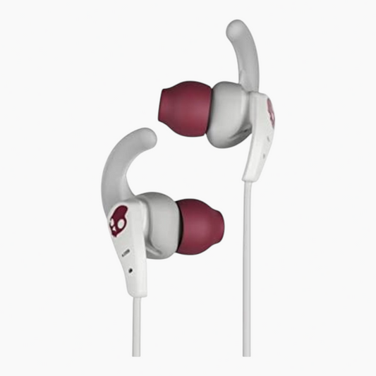 سماعات أذن Skullcandy Set IPX4 مقاومة للعرق/الماء (رمادي/أحمر)