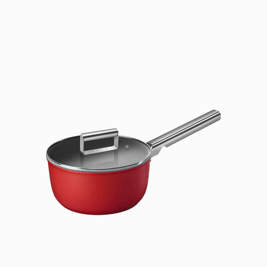 Smeg Non Stick Saucepan Aesthetic 50's Style 20 Cm