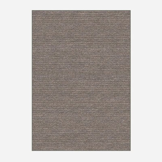 Spazio Home Solid Taupe Textured Rug