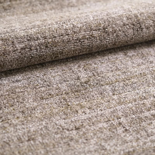 Spazio Home Solid Taupe Textured Rug