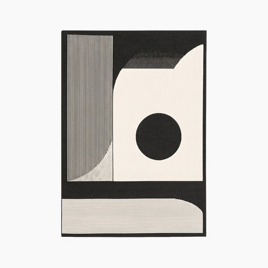 Spazio Home Abstract Monochrome Art Rug
