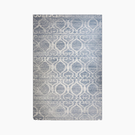 Spazio Home Classic Blue Medallion Rug