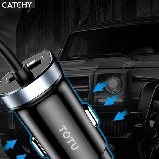 شاحن سيارة TOTU DCCQ-006 Speedy Series QC + 2.4A مع كابل