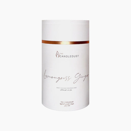 The Candle Dust Sand Candle Lemongrass Ginger
