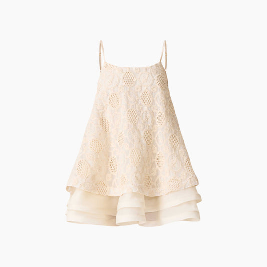 Elliatt Vessia Shift Mini Dress in Cream
