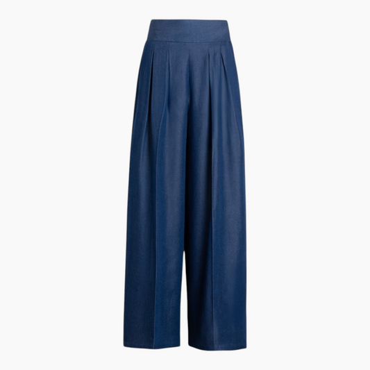 Vilagallo Wide Leg Tencel Denim Jeans Marian