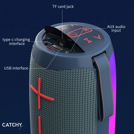 مكبر صوت لاسلكي WIWU Thunder P40 بألوان قابلة للتغيير