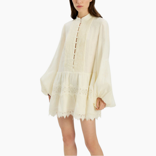 Bardot Antonia Lace Trimmini Dress