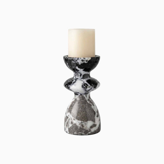Marble Candle Holder Set
