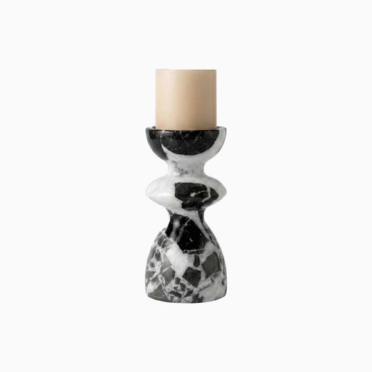 Marble Candle Holder Set