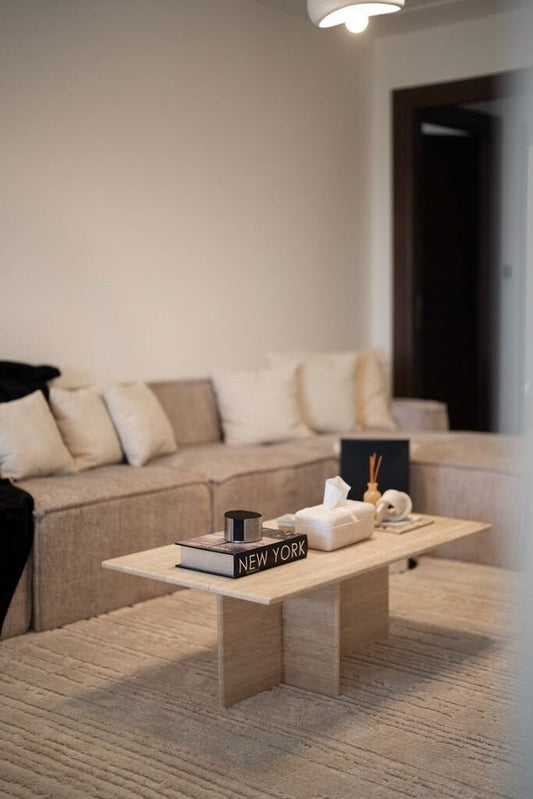 Travertine Coffee Table