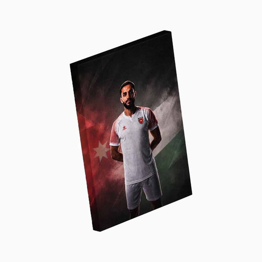 Musa Al-Taamari A4 Canvas Print