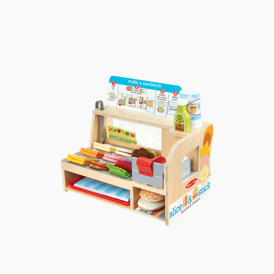 Melissa & Doug Wooden Sandwich Counter