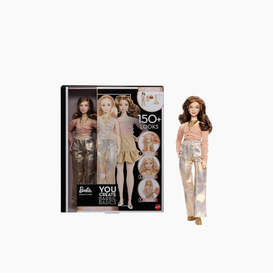 Mattel You Create Barbie Basics White and Curvy