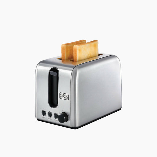 Black + Decker 2 SLICE STAINLESS STEEL TOASTER