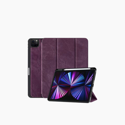 جراب iPad من الجلد المنسوج