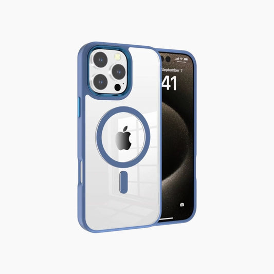 Catchy Jo iPhone Metal Transparent Magnetic Suction Case