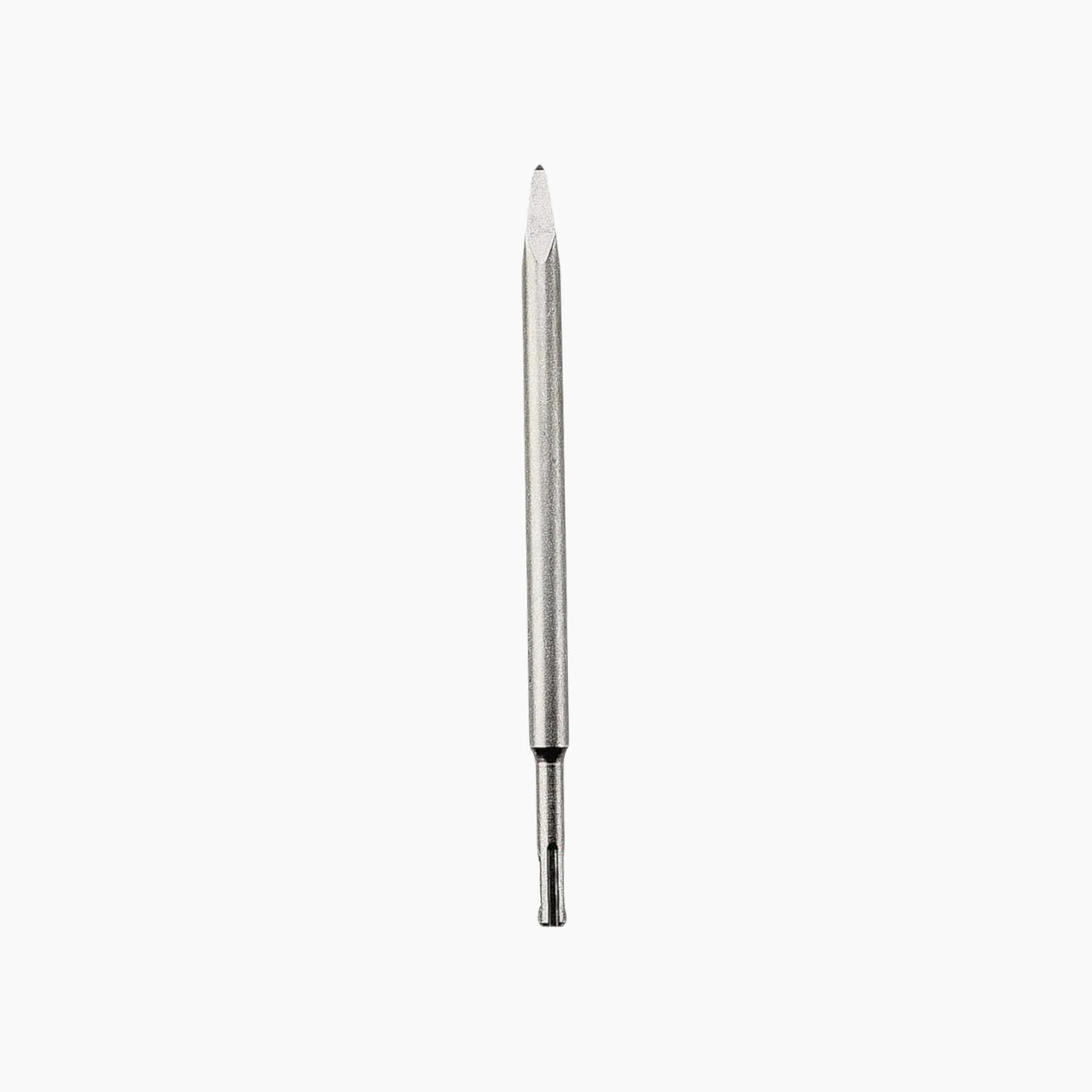 Crown SDS-Plus 450mm twisted point chisel with sandblasted finish