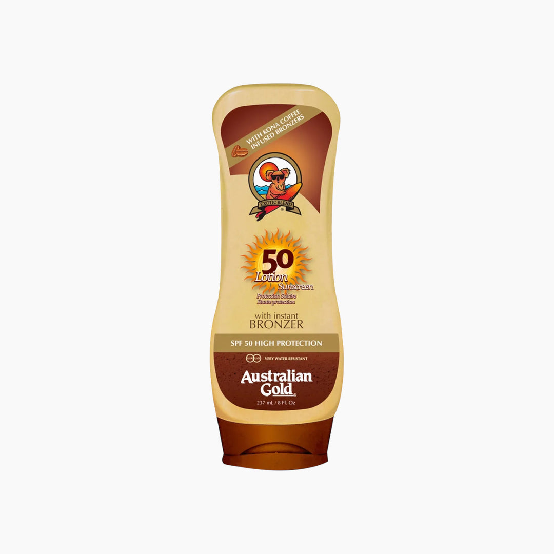 Australian Gold Lotion Sunscreen SPF50 Kona Coffee 237ml