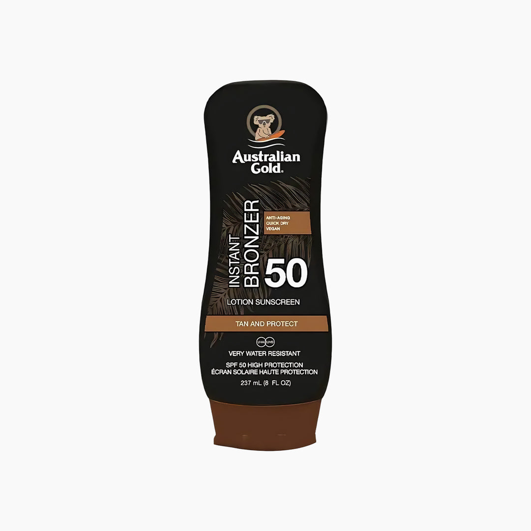 Australian Gold Instant Bronzer 50 Lotion Sunscreen 237Ml