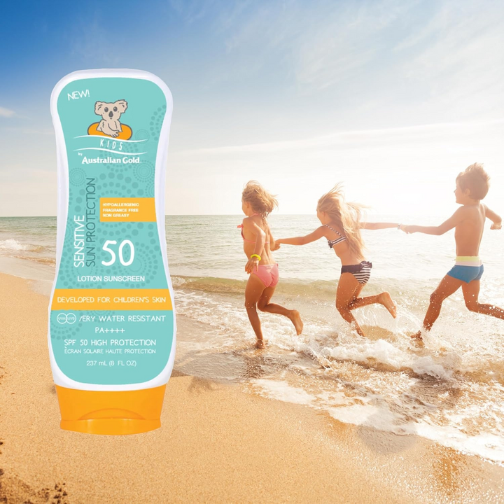 Australian Gold Sensitive Lotion Sunscreen Sf 50 237Ml