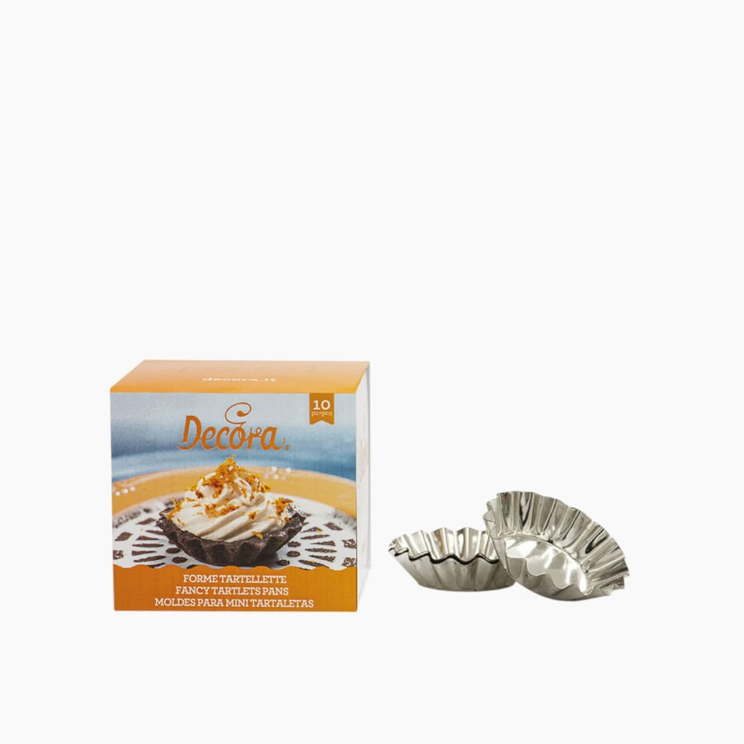 Decora 10 Aluminium Tartlet Pans - HUNA
