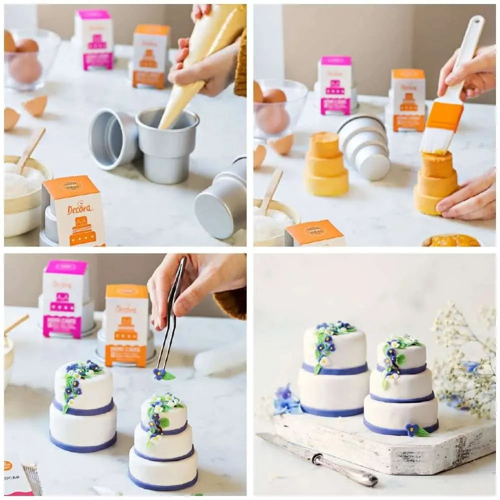 Decora Anodized Aluminum Mini Wedding Cake Tiers