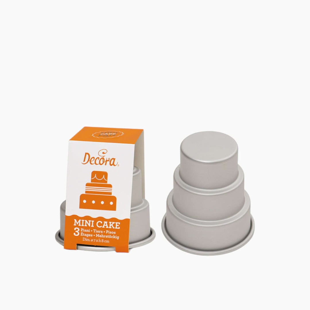 Decora Anodized Aluminum Mini Wedding Cake Tiers