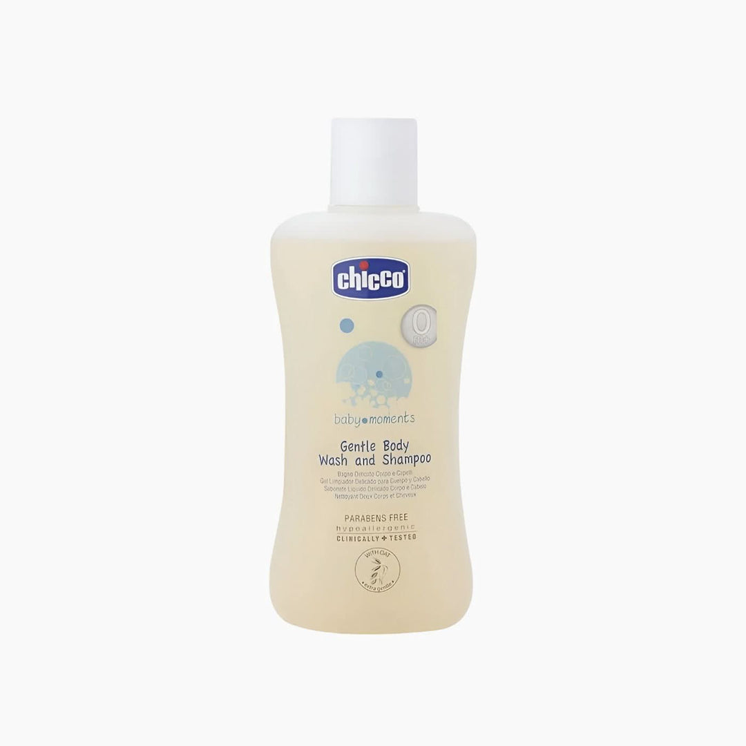 Chicco Baby Moments Body Wash And Shampoo