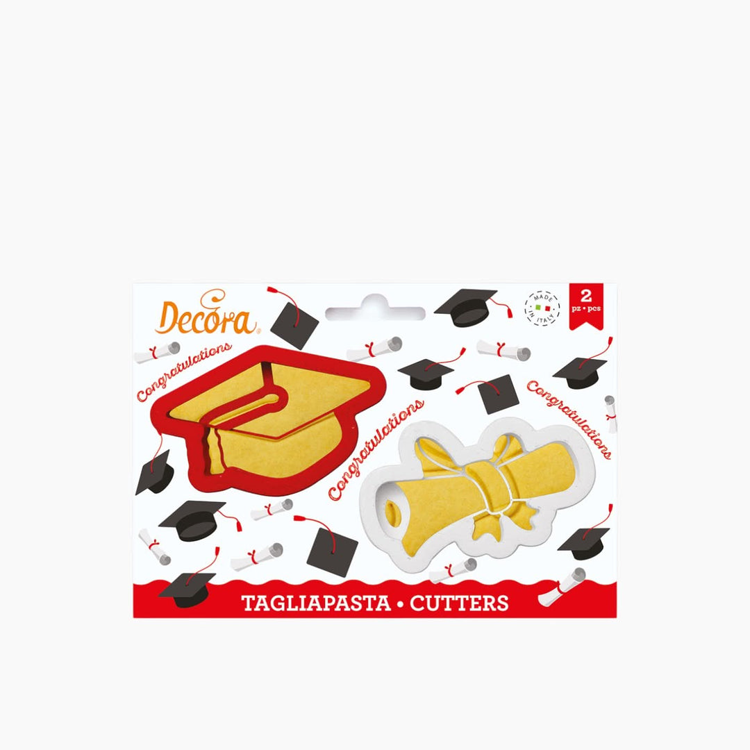 Decora Graduation Cookie Cutters - HUNA