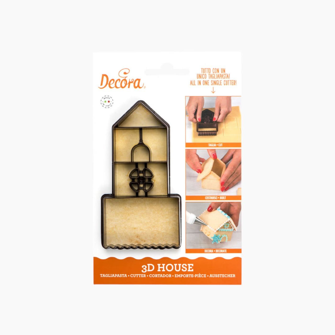 Decora 3D House Cookie Cutter - HUNA