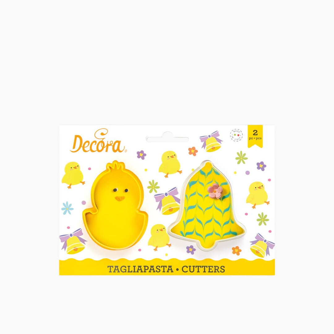 Decora Chick &amp; Bell Cutters Set - HUNA