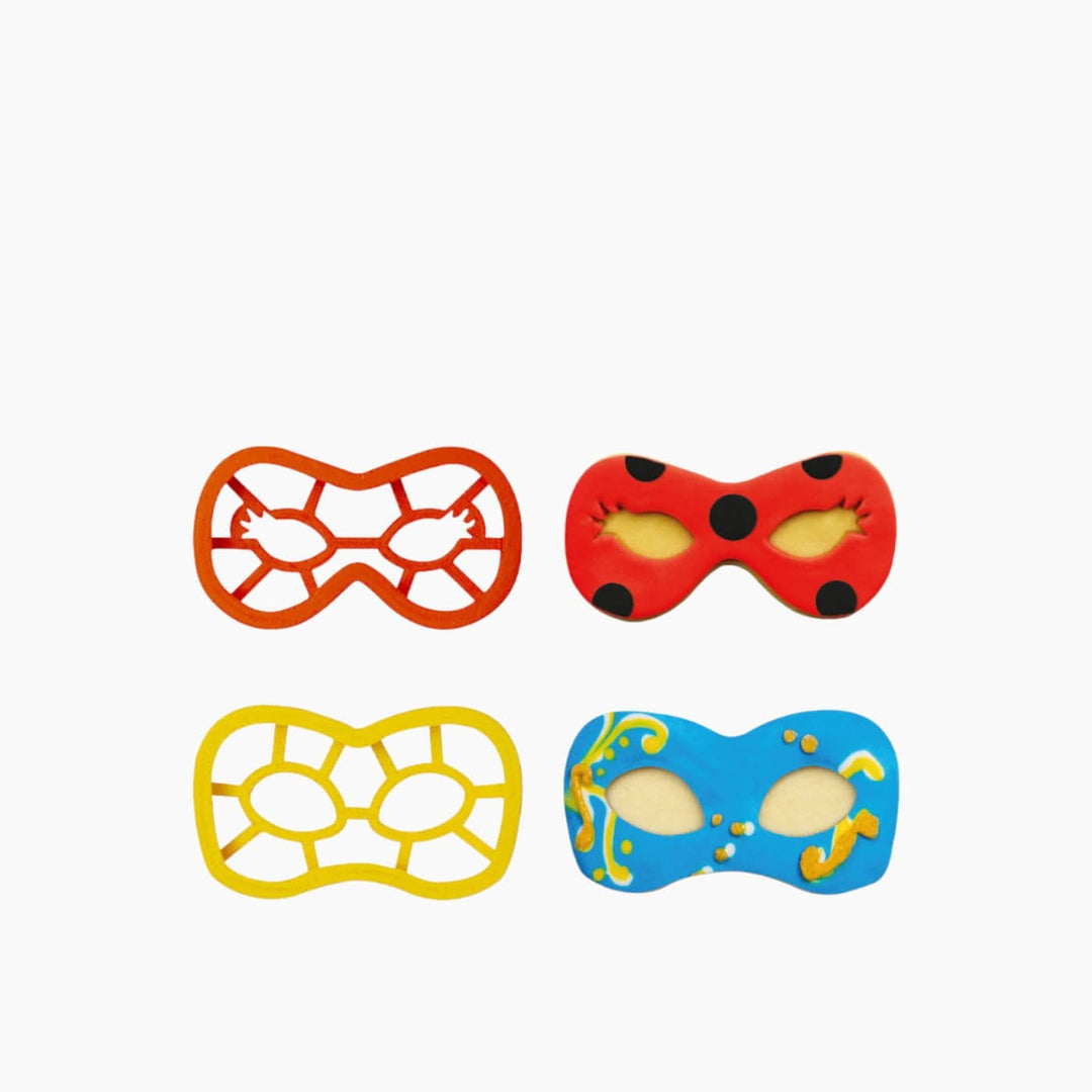 Decora Carnival Masks Cookie Cutters - HUNA