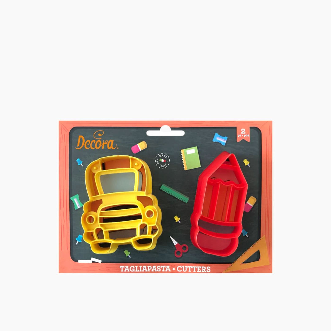 Decora Back 2 School Cookie Cutters - HUNA
