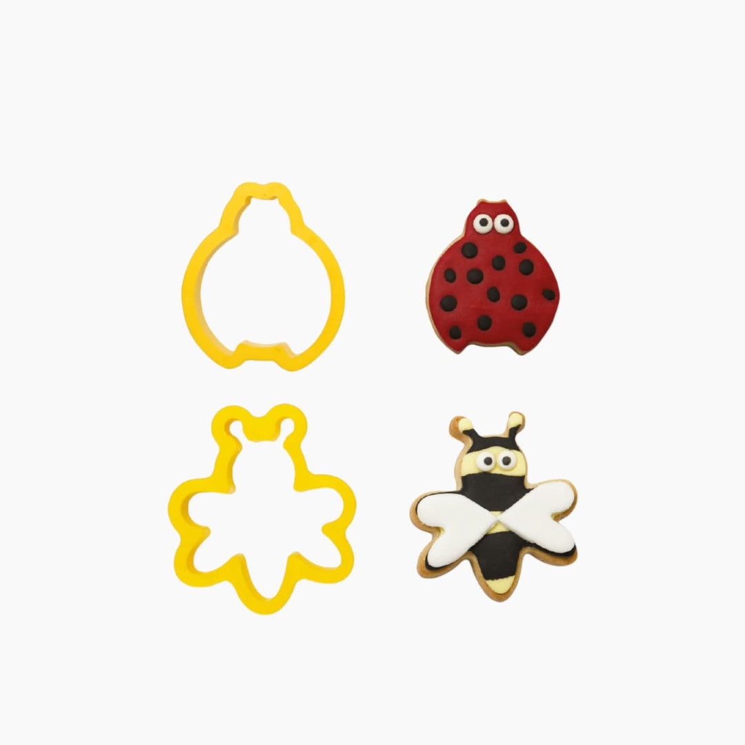 Decora Crocodile &amp; Elephant 2-piece cookie cutter set