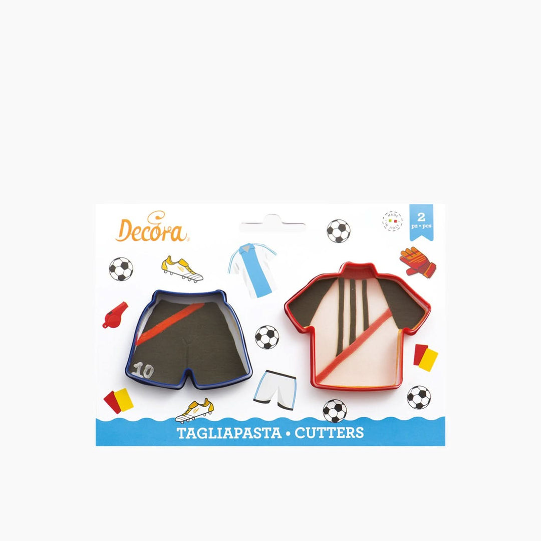 Decora Football Shirt and Shorts Cookie Cutters - HUNA
