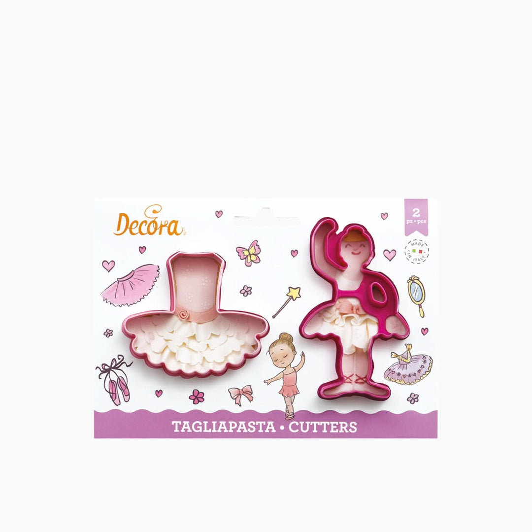 Decora Ballerina and Tutu Cookie Cutters - HUNA