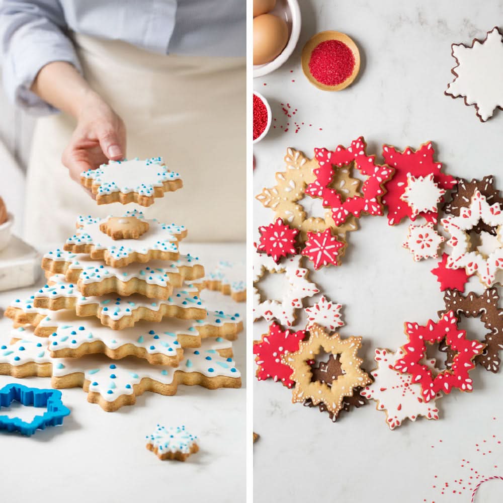 Decora Frozen Star Tree Cookie Cutter - HUNA