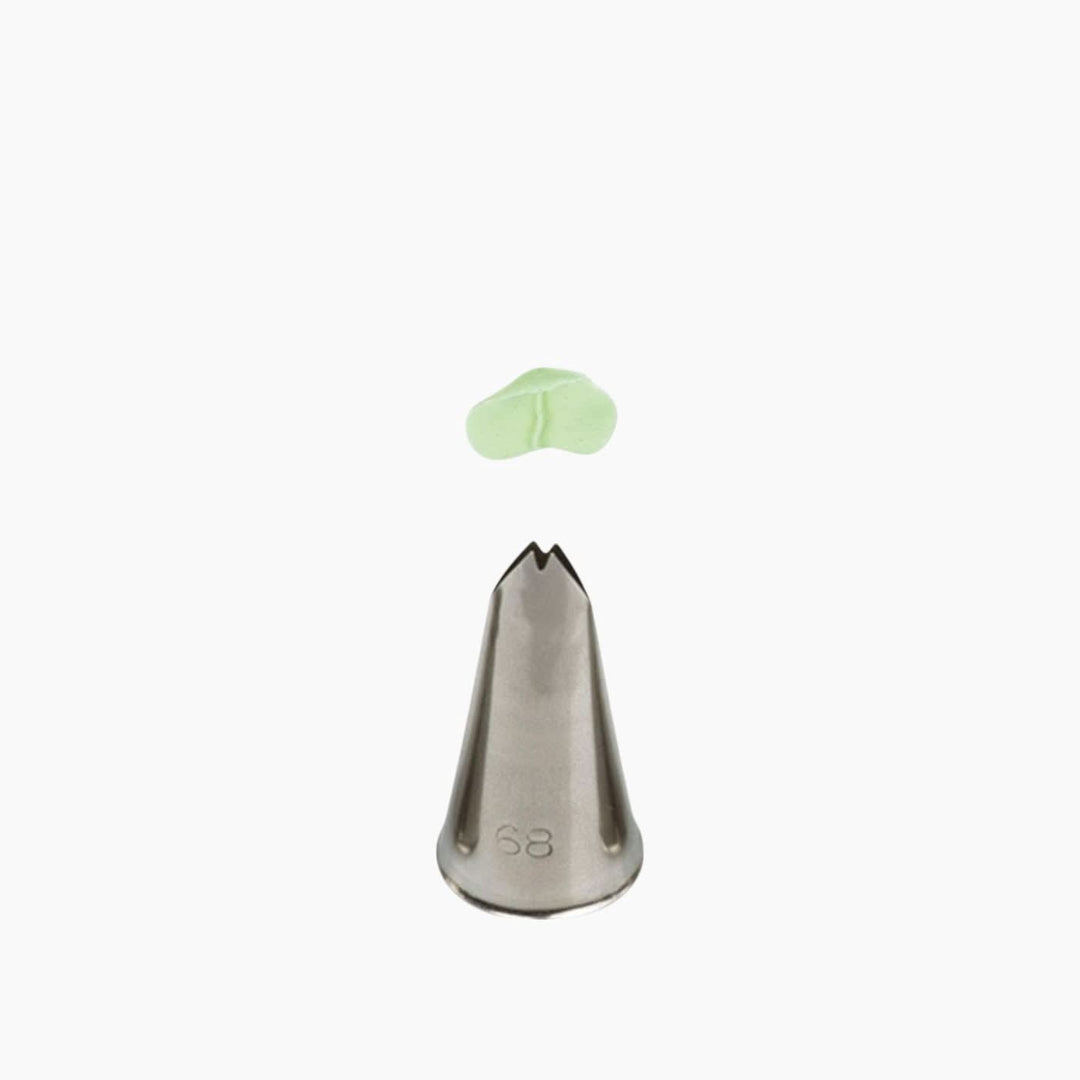 Decora stainless steel leaf decorating nozzle