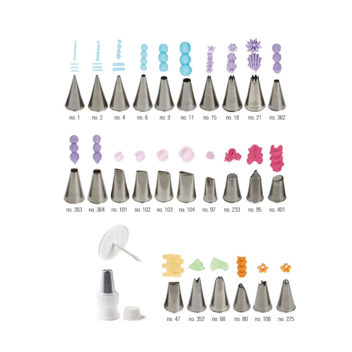 Decora Piping Nozzle Set Decora Piping Nozzle Set