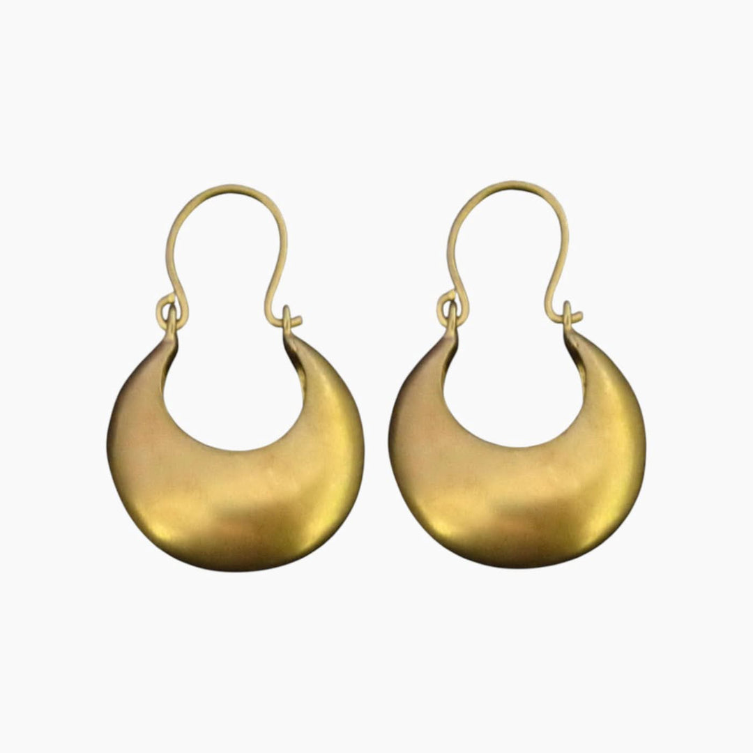 Nadia Dajani Roman Hoop Earrings