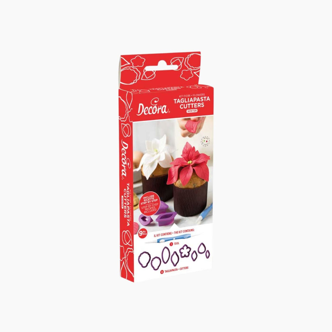 Decora 9 Pcs Winter Cookie Cutters Set - HUNA