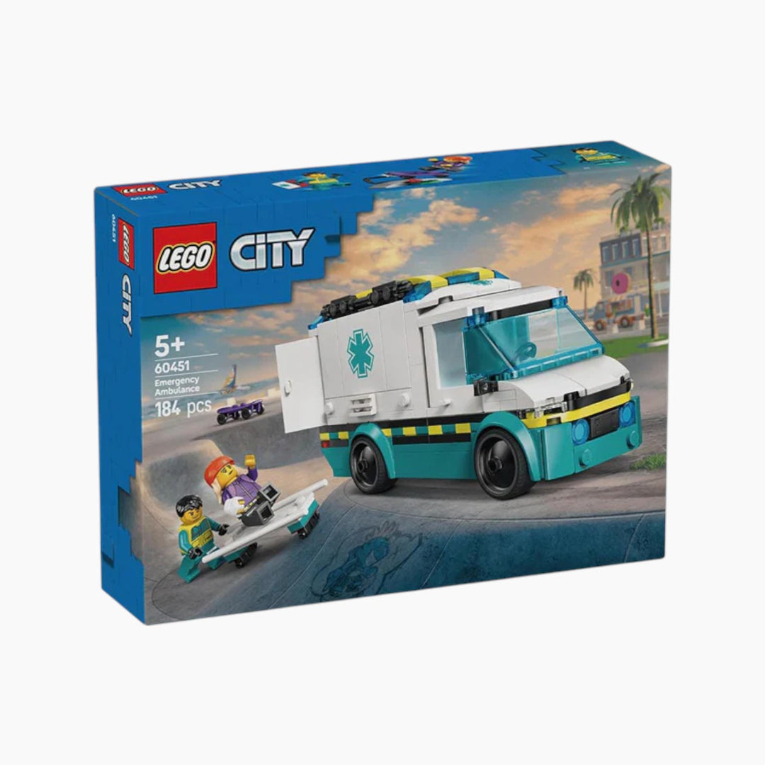 Lego Emergency Ambulance - 184 Pcs - HUNA
