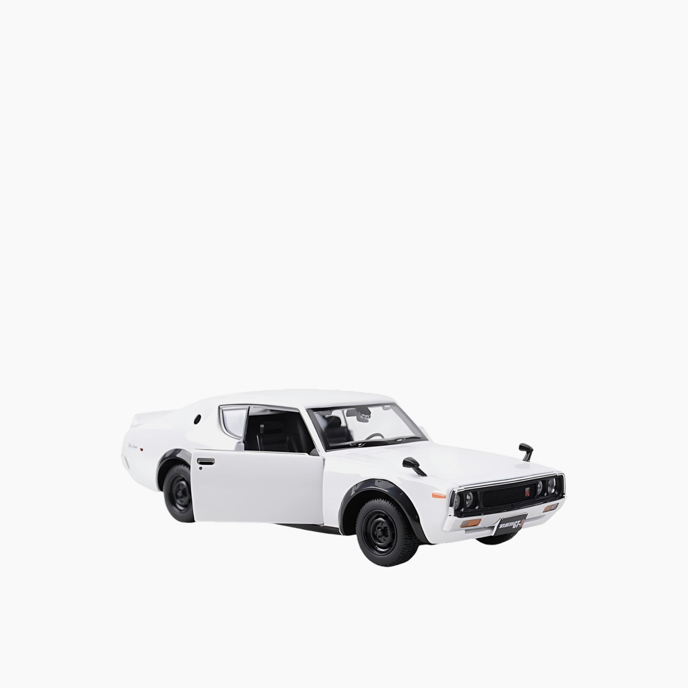 مايستو بوراجو 1:24 إصدار خاص (B) - نيسان سكايلاين 2000GT-R (KPGC110) 1973 أبيض مايستو بوراجو 1:24 إصدار خاص (B) - نيسان سكايلاين 2000GT-R (KPGC110) 1973 أبيض